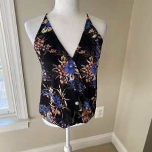 Leith floral print tank top